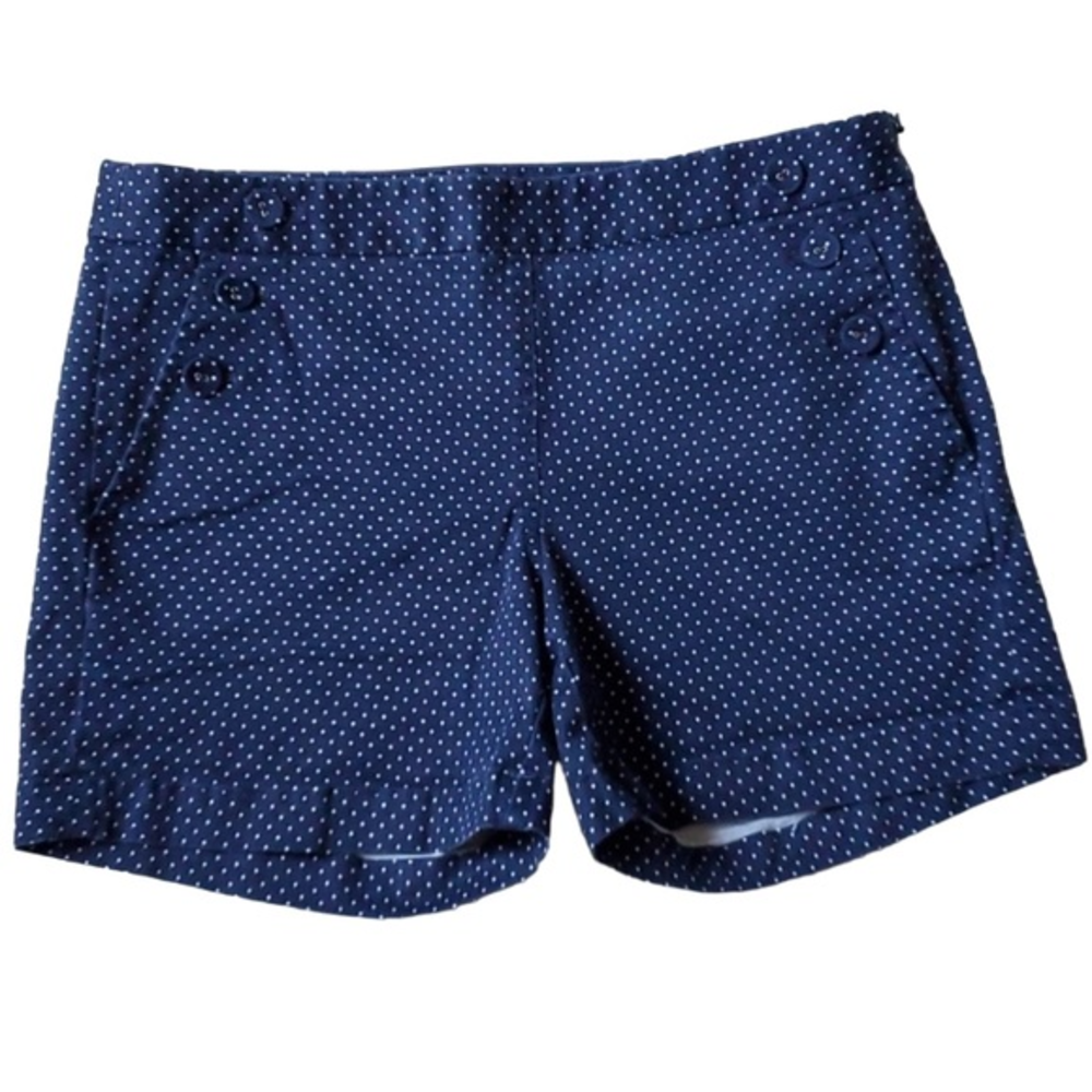 J. Crew Polka Dot City Fit StretchBermuda Shorts Size 12